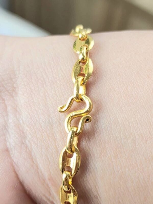 รหัส680503NB1- สร้อยข้อมือทอง 18k - Image 4
